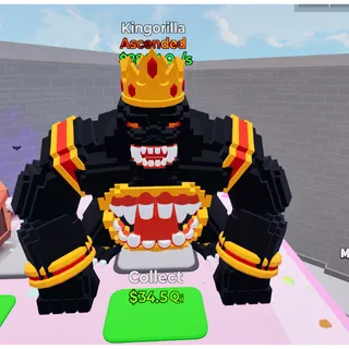 🔥ASCENDED Kingorilla ⚡FAST DELIVERY 🚀 GO UP FOR BRAINROTS FORTNITE