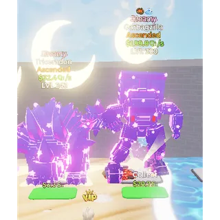 🔥2X DREAMY ASCENDED GARBAGZILLA + TRICERADON⚡FAST DELIVERY 🚀 GO UP FOR BRAINROTS FORTNITE