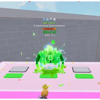🔥 RADIOACTIVE ASCENDED IL CANNONE DOMINATORE 19.1Qi/s LVL 201 |4T⚡ FAST DELIVERY 🚀 GO UP FOR BRAINROTS FORTNITE