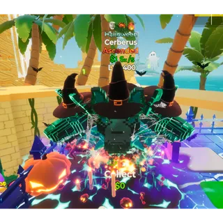 🔥 HALLOWEEN ASCENDED CERBERUS 1Sx/s LVL MAX | 3T⚡FAST DELIVERY 🚀 GO UP FOR BRAINROTS FORTNITE