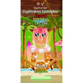 🔥 SUMMER ETERNAL Gigalitraktos Spidorobos 35.5Qi/s LVL MAX | 2 TRAITS⚡FAST DELIVERY 🚀 STEAL THE BRAINROT FORTNITE
