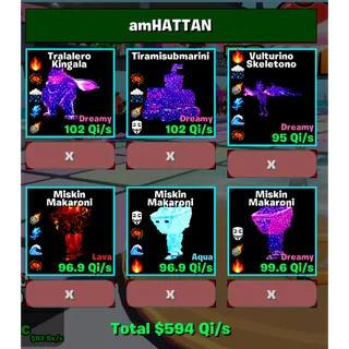 🔥Bundle offer ( D ) : 594Qi ⚡FAST DELIVERY 🚀 GO UP FOR BRAINROTS FORTNITE
