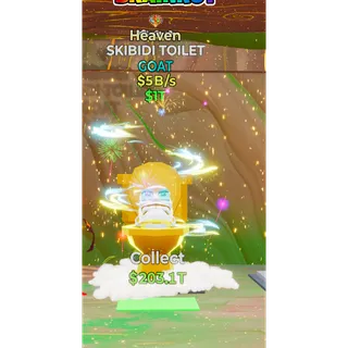 🔥HEAVEN GOAT SKIBIDI TOILET 5B/s + 1 TRAIT | REAL 100% WITH FULL VIDEO SPAWNED⚡FAST DELIVERY 🚀 STEAL THE BRAINROT FORTNITE