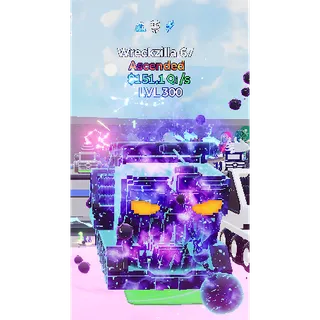 🔥GALAXY ASCENDED WRECKZILLA 67 151.1Qi/s LVL MAX| 3 TRAITS⚡FAST DELIVERY 🚀 GO UP FOR BRAINROTS FORTNITE