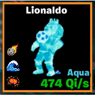 🔥AQUA ASCENDED LIONALDO 474Qi/s LVL MAX | 3T⚡FAST DELIVERY 🚀 GO UP FOR BRAINROTS FORTNITE