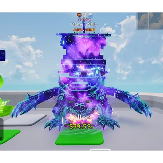 🔥 GALAXY ASCENDED DEMON SHIP 976.4Qi/s LVL MAX | 3T⚡FAST DELIVERY 🚀 GO UP FOR BRAINROTS FORTNITE