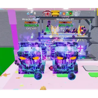 2X Galaxy Wreckzilla 67 with lvl max and traits 1.11Sx/s⚡FAST DELIVERY 🚀 GO UP FOR BRAINROTS FORTNITE