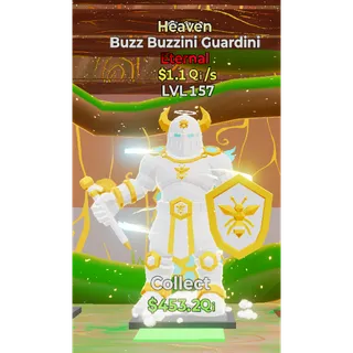 🔥 HEAVEN ETERNAL BUZZ BUZZINI GUARDINI 1.1Qi/s LVL 157⚡FAST DELIVERY 🚀 STEAL THE BRAINROT FORTNITE