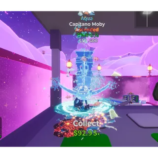 🔥 AQUA ASCENDED CAPITANO MOBY 765Qi/s LVL MAX | 3T⚡FAST DELIVERY 🚀 GO UP FOR BRAINROTS FORTNITE