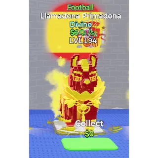 🔥FOOTBALL DIVINE Lamadona Primadona 6Qi/s LVL 194⚡FAST DELIVERY 🚀 GO UP FOR BRAINROTS FORTNITE