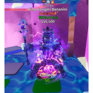 🔥 GALAXY ASCENDED KING KONGINI BANANINI 625.4Qi/s LVL MAX | 3T⚡ FAST DELIVERY 🚀 GO UP FOR BRAINROTS FORTNITE