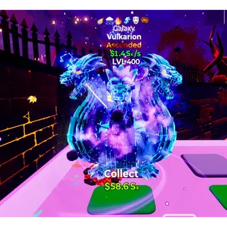🔥 GALAXY ASCENDED VULKARION 1.4Sx/S LVL MAX| 5T ⚡FAST DELIVERY 🚀 GO UP FOR BRAINROTS FORTNITE