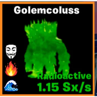 🔥RADIOACTIVE ASCNEDED GOLEMCOLUSS 1.1Sx/s LVL MAX |3T ⚡FAST DELIVERY 🚀 GO UP FOR BRAINROTS FORTNITE