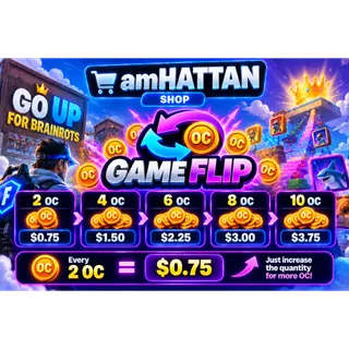 🔥 2 OC UPGRADE | $0.75 PER UNIT ⚡ FAST DELIVERY 🚀 GO UP FOR BRAINROTS FORTNITE | GAMEFLIP