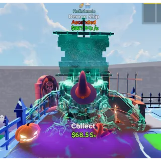 🔥 HALLOWEEN ASCENDED DEMON SHIP 867.9Qi/S LVL MAX | 2T⚡FAST DELIVERY 🚀 GO UP FOR BRAINROTS FORTNITE