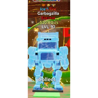 🔥 NEON ETERNAL GARBAGZILLA 29.8Qa/s | 3 TRAITS⚡FAST DELIVERY 🚀 STEAL THE BRAINROT FORTNITE