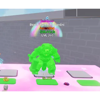 🔥RAINBOW ASCENDED Bearini Plammini Guardini 29.4Qi/s LVL 260 | 1T⚡FAST DELIVERY 🚀 GO UP FOR BRAINROTS FORTNITE