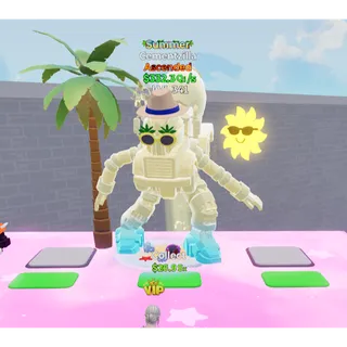 🔥SUMMER ASCENDED Cementzilla 332Qi/s LVL 341 ⚡FAST DELIVERY 🚀 GO UP FOR BRAINROTS FORTNITE