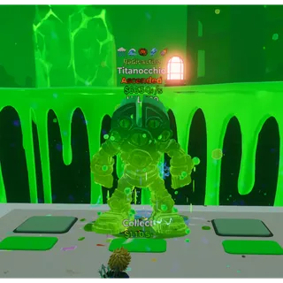 🔥RADIOACTIVE ASCENDED Titanocchio 663Qi/s LVL MAX| 5T⚡FAST DELIVERY 🚀 GO UP FOR BRAINROTS FORTNITE