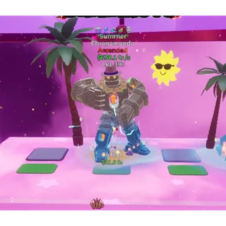 🔥 Summer ASCENDED Chronomondo 630.1Qi/s LVL 390 | 5T⚡ FAST DELIVERY 🚀 GO UP FOR BRAINROTS ROBLOX