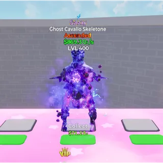 🔥GALAXY ASCENDED Ghost Cavallo Skeletone 869.3Qi/s LVL 400 | 1T⚡FAST DELIVERY 🚀 GO UP FOR BRAINROTS FORTNITE