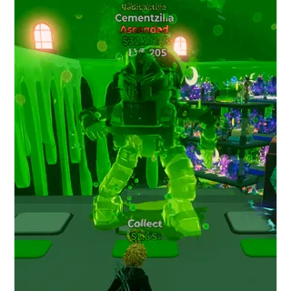 🔥 RADIOACTIVE ASCENDED CEMENTZILLA  ⚡FAST DELIVERY 🚀 GO UP FOR BRAINROTS FORTNITE