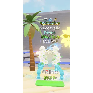 🔥SUMMER DIVINE MECCAVALLO +84.1Qi/s LVL MAX⚡FAST DELIVERY 🚀 GO UP FOR BRAINROTS FORTNITE