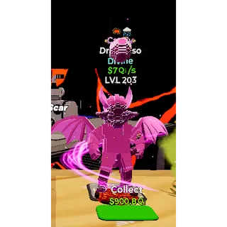 🔥CANDY DIVINE DRAGLASO 7Qi/s LVL 203+ | 2 TRAITS⚡FAST DELIVERY 🚀 GO UP FOR BRAINROTS FORTNITE