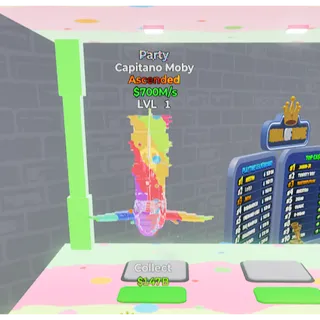 🔥 PARTY ASCENDED CAPITANO MOBY ⚡FAST DELIVERY 🚀 GO UP FOR BRAINROTS FORTNITE