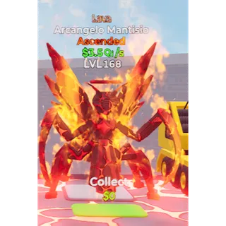 🔥LAVA ASCENDED ARCANGELO MANTISIO 3.5Qi/s LVL 168 | with gift ⚡FAST DELIVERY 🚀 GO UP FOR BRAINROTS FORTNITE