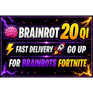 🧠 Random Brainrot 20 QI\s⚡FAST DELIVERY 🚀 GO UP FOR BRAINROTS FORTNITE