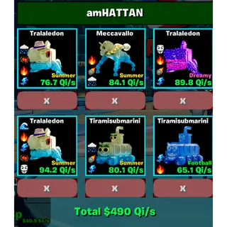 🔥490 QI money bundle⚡FAST DELIVERY 🚀 GO UP FOR BRAINROTS FORTNITE