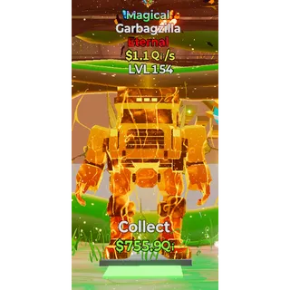 🔥 MAGICAL ETERNAL GARBAGZILLA 1.1Qi/s | 1 TRAIT⚡FAST DELIVERY 🚀 STEAL THE BRAINROT FORTNITE