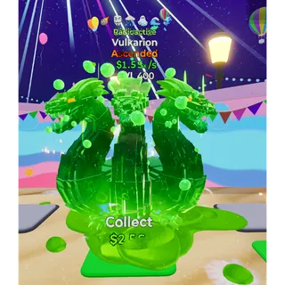 🔥 RADIOACTIVE ASCENDED VULKARION 1.5Sx/S LVL MAX| 6T ⚡FAST DELIVERY 🚀 GO UP FOR BRAINROTS FORTNITE