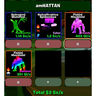 🔥2X FORBIDDEN 2X FISHINI MIXED SET BUNDLE TOTAL 2.12 Sx/S ⚡ FAST DELIVERY 🚀 GO UP FOR BRAINROTS FORTNITE