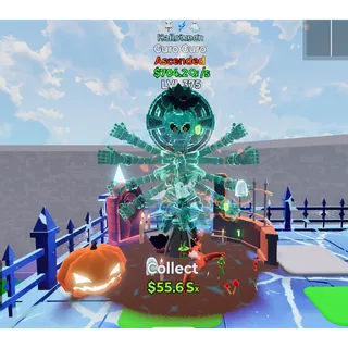 🔥 HALLOWEEN ASCENDED GURO GURO 704.2Qi/S LVL 375 | 2T⚡FAST DELIVERY 🚀 GO UP FOR BRAINROTS FORTNITE