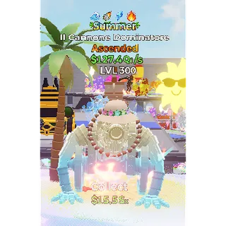 🔥SUMMER ASCENDED IL CANNONE DOMINATORE 127Qi\s LVL MAX | 4 TRAITS⚡FAST DELIVERY 🚀 GO UP FOR BRAINROTS FORTNITE