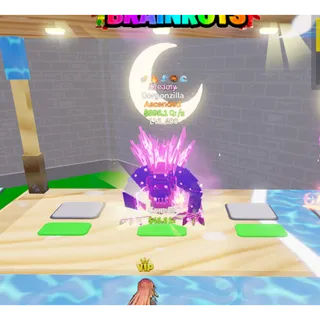 🔥DREAMY ASCENDED GORGONZILLA 598.1Qi/s LVL MAX| 5T⚡FAST DELIVERY 🚀 GO UP FOR BRAINROTS FORTNITPARTY