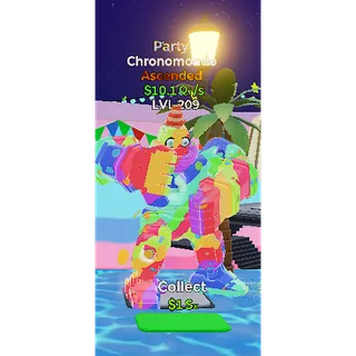 🔥PARTY ASCENDED CHRONOMONDO 10.1Qi/s LVL 209+ | with gift⚡FAST DELIVERY 🚀 GO UP FOR BRAINROTS FORTNITE