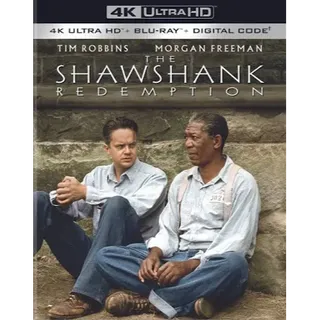 The Shawshank Redemption 4K UHD Moviesanywhere 
