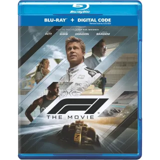 F1 HD Apple Itunes  May be 4K since its Itunes ( does not port to fandango )