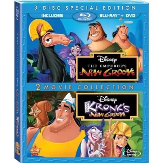 emperors new groove & Kronk's New Groove HD MA 2 movie collection 