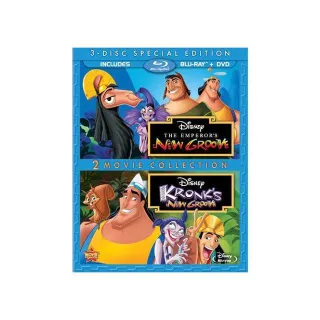 emperors new groove & Kronk's New Groove HD Googleplay 2 movie collection  PORTS