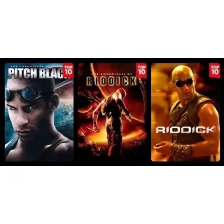 RIDDICK TRILOGY UNRATED DIRECTORS CUT HD MA
