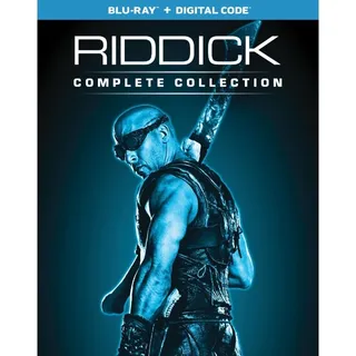 RIDDICK TRILOGY 3 movies UNRATED DIRECTORS CUT HD MA / Auto Delivery 