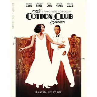 Cotton Club Encore Extended Cut  (1984)  4K UHD Fandango / Vudu 