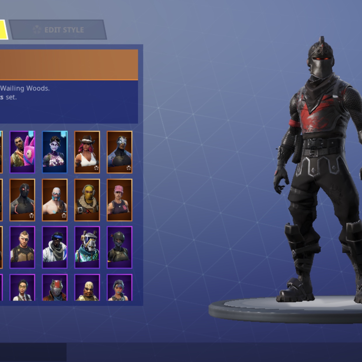 og fortnite skins crackshot black knight all battlepass skins save the world - red knight fortnite shield