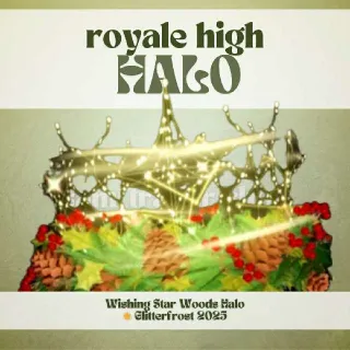 Royale High Wishing Star Woods Halo 🌟 Glitterfrost 2025