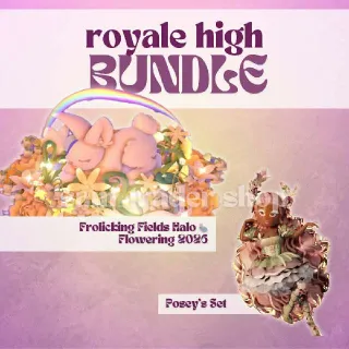 Royale High Frolicking Halo X Posey Set