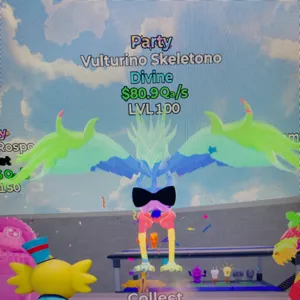 Party vulturino skeleton